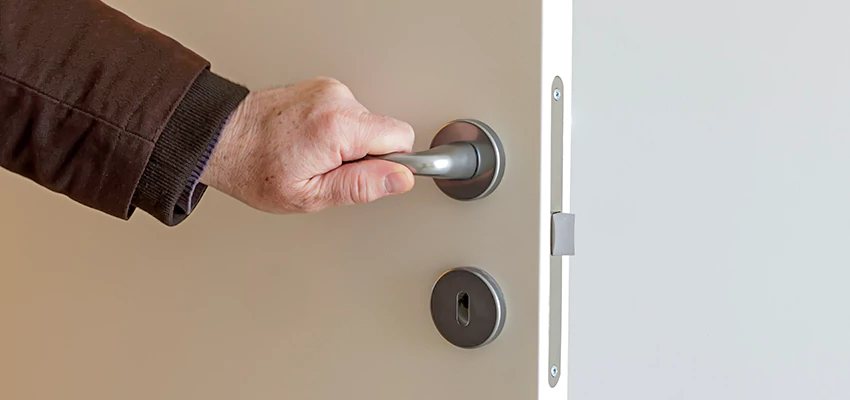 Restroom Locks Privacy Bolt Installation in Garnet, California